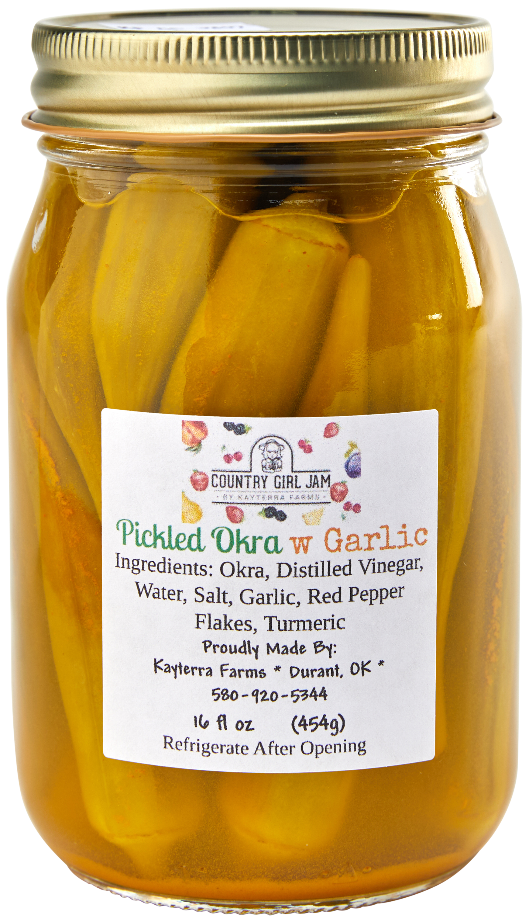 Garlic Pickled Okra