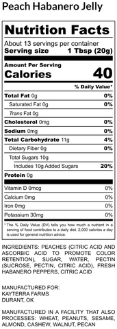 Peach Habanero Jam