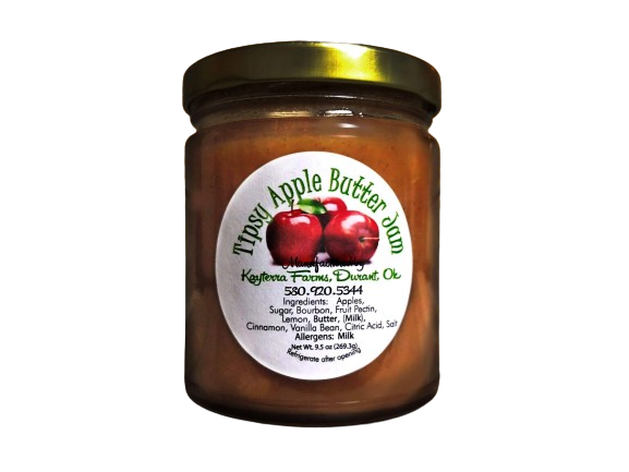Tipsy Apple Butter Jam ~  9.5 oz