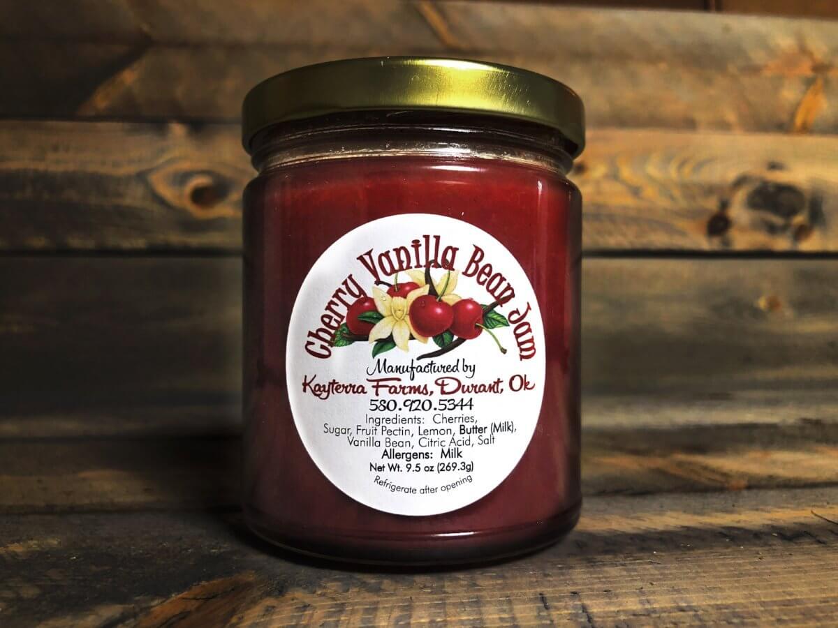 Cherry Vanilla Bean Jam ~ 9.5 oz